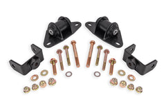 BMR 14-19 Chevrolet Corvette Motor Mount Kit - Black Hammertone