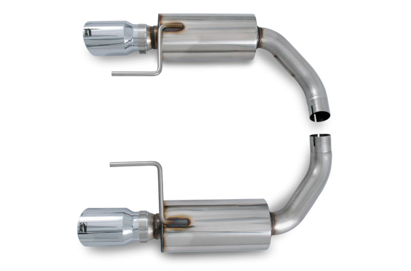 AWE Tuning S550 Mustang EcoBoost Axle-back Exhaust - Touring Edition (Chrome Silver Tips)