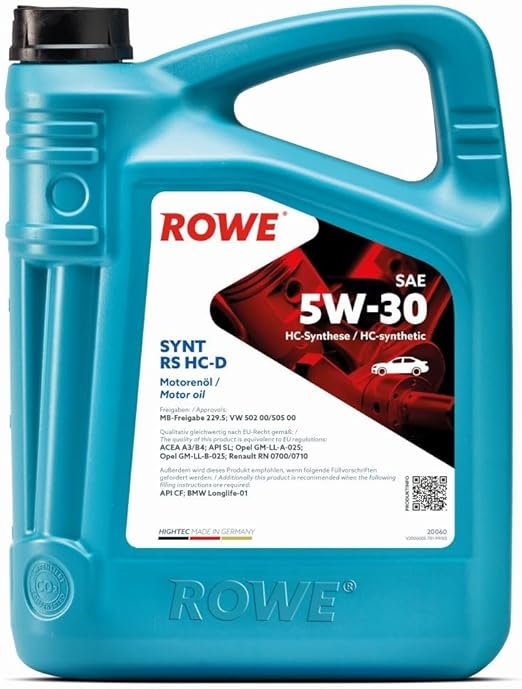 ROWE Hightec SYNT RS HC-D SAE 5W-30 Engine Oil - 5L