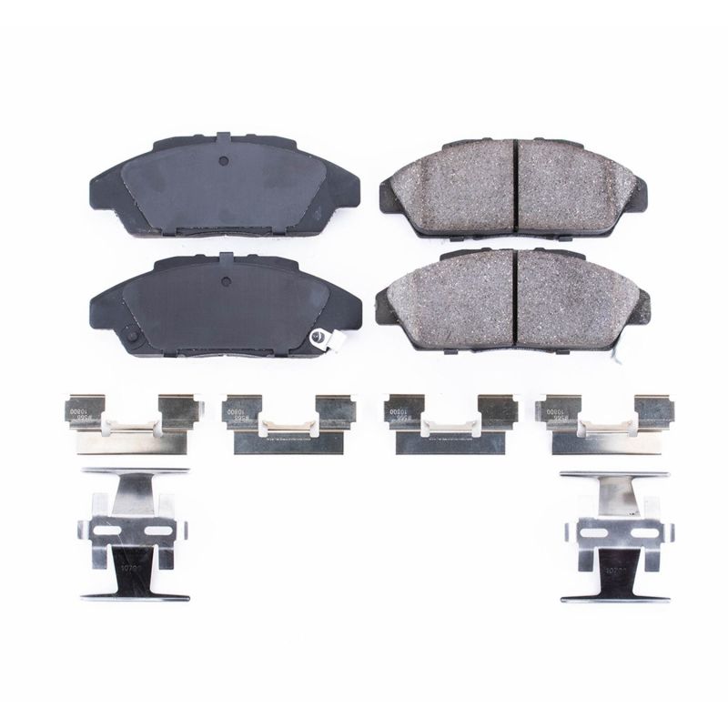 Power Stop 90-93 Honda Accord Front Z17 Evolution Ceramic Brake Pads w/Hardware