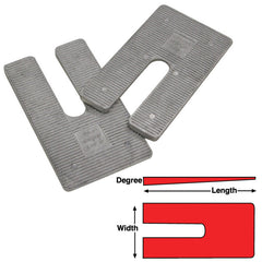 SPC Performance AL SHIMS 3X6X2.5 deg.(6)