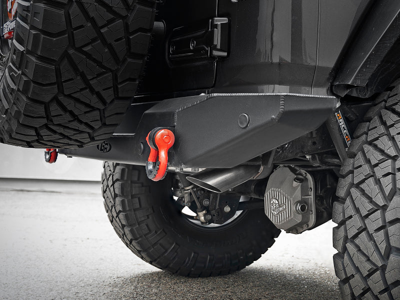 عادم خلفي للمحور من aFe MACH Force-Xp Hi-Tuck مقاس 3 بوصات 409 SS 18-20 Jeep Wrangler JL 2.0/3.6