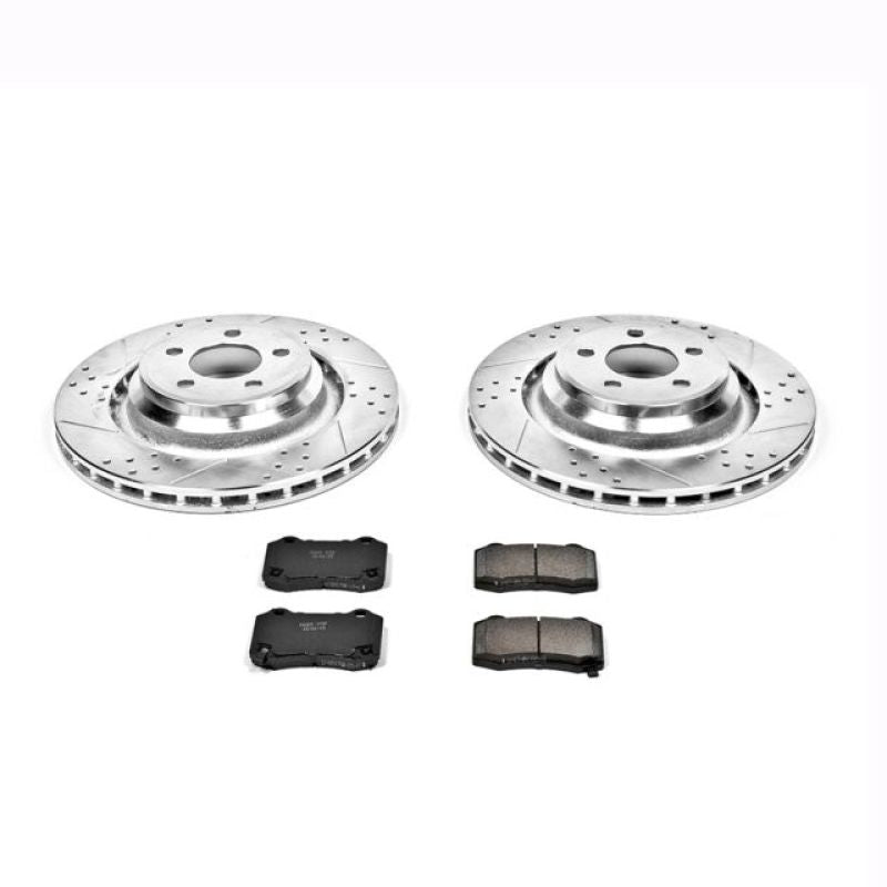 Power Stop 05-10 Chrysler 300 Rear Z23 Evolution Sport Brake Kit