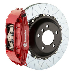 فرجار Brembo 00-02 S4 Fr GT BBK 4Pis Cast مكون من قطعتين مقاس 355x32 مكون من قطعتين من النوع المشقوق 3-أحمر