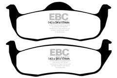 EBC 05-10 Jeep Commander 3.7 Greenstuff Rear Brake Pads