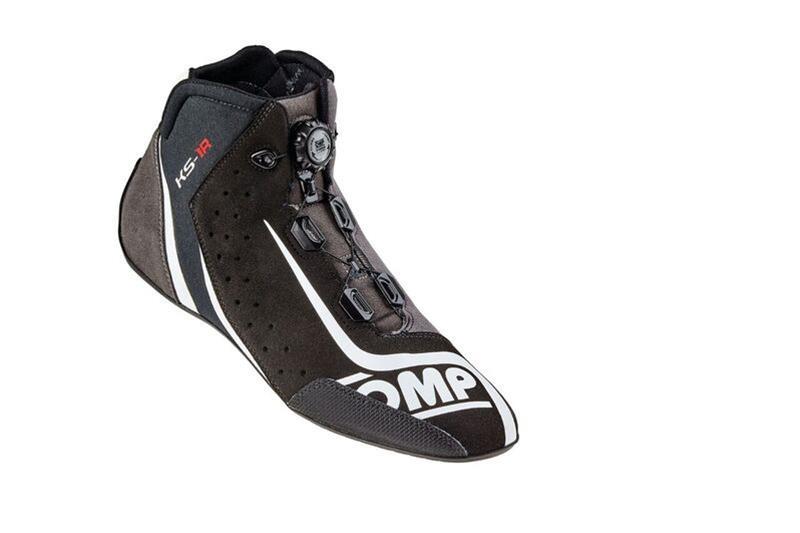 OMP KS-1R Shoes Black/Silver - Size 38