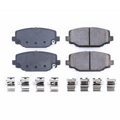 Power Stop 12-16 Chrysler Town & Country Rear Z17 Evolution Ceramic Brake Pads w/Hardware