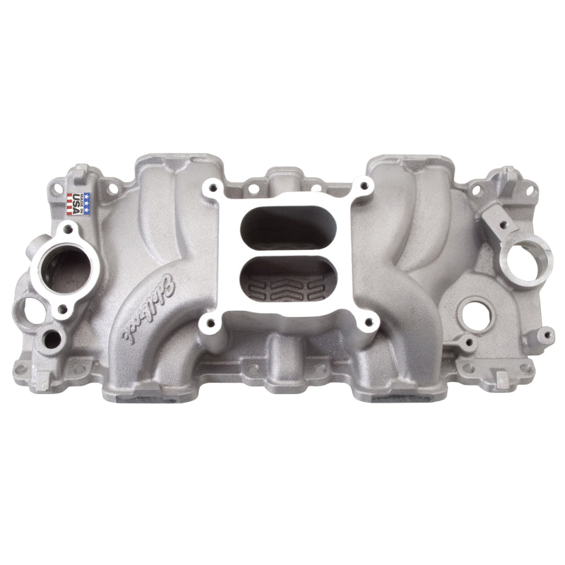 مشعب سحب Edelbrock أحادي رباعي الفتحات RPM Chevrolet 348/409 Inwin Big Block Small Port