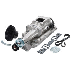 شاحن سوبر تشارجر Edelbrock E-Force 122 من إنتاج 57-86 لسيارات شيفروليه ذات الكتلة الصغيرة مع رؤوس أسطوانات تقليدية