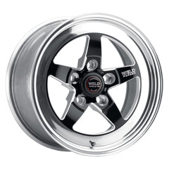 عجلة Weld S71 مقاس 15x10.33 / 4x108 مم BP / 5.5 بوصة BS سوداء (وسادة منخفضة) - غير قابلة للقفل