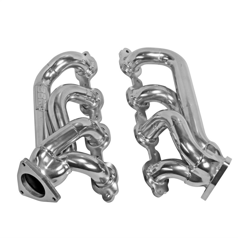 BBK 14-18 GM Truck 5.3/6.2 1 3/4in Shorty Tuned Length Headers - سيراميك فضي مصقول