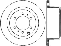 StopTech Slotted Cryo Sport Brake Rotor 93-97 Toyota Land Cruiser Right Rear