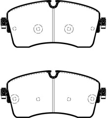 EBC 2018+ Jaguar E-Pace 2.0L Turbo (246) Greenstuff Front Brake Pads