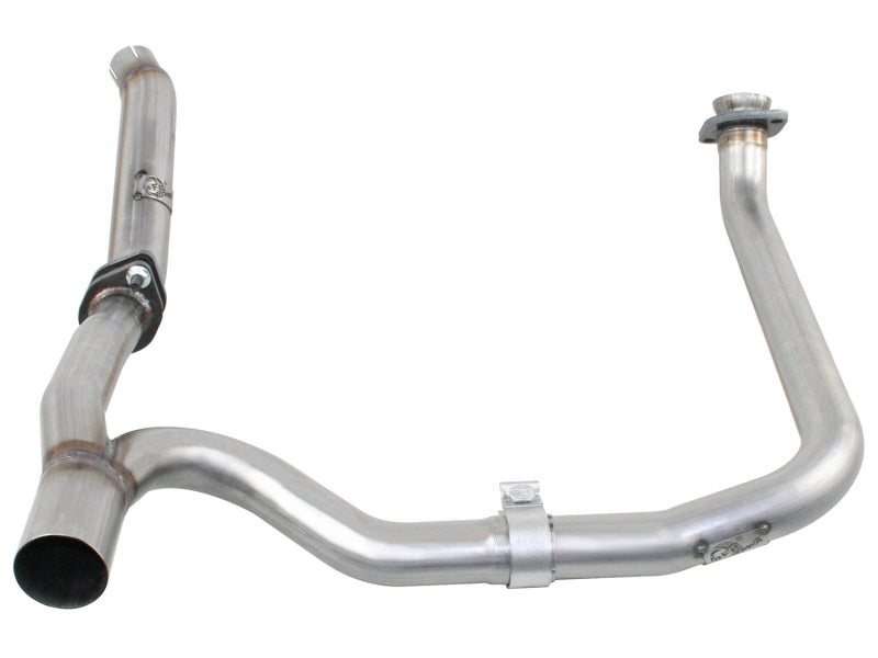 حلقة فولاذية ملتوية aFe Power لإزالة D/P وY-Pipe SS 2in/2.5in 12-14 Jeep Wrangler (JK) V6 3.6L