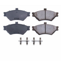 Power Stop 95-97 Ford Crown Victoria Front Z17 Evolution Ceramic Brake Pads w/Hardware