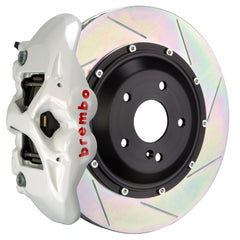 Brembo 19+ 330i Rear GT BBK 4 Piston Cast 380x28 2pc Rotor Slotted Type1-White