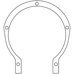 Cometic Ford Flathead V8 8BA/8CM .015in Fiber Timing Cover Gasket - 1948-1953