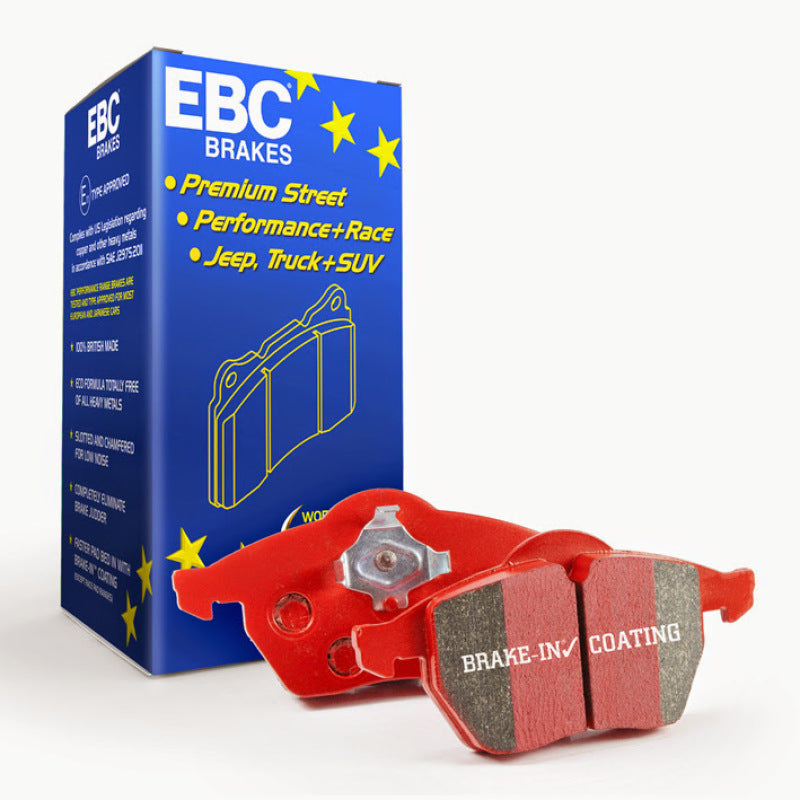 EBC 05-10 Lamborghini Murcielago 6.5 (4 Pad set)(Cast Iron Rotors) Redstuff Front Brake Pads