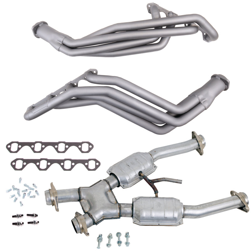 BBK 94-95 Ford Mustang 5.0L 1-5/8 Long Tube Headers w/High Flow Catted X-Pipe (Ti Ceramic)