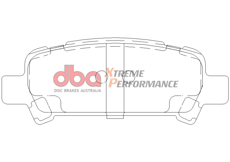 وسادات الفرامل الخلفية لسيارة سوبارو WRX XP650 موديل DBA 02-03