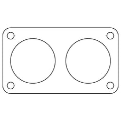 Cometic Ford 5.0/5.8/7.0/7.5L .020in Fiber Truck Throttle Body Gasket - 1985-1997