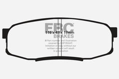 EBC 08+ Lexus LX570 5.7 Greenstuff Rear Brake Pads