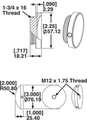 SPC Performance CUPPED 90A RUBBER FOOT