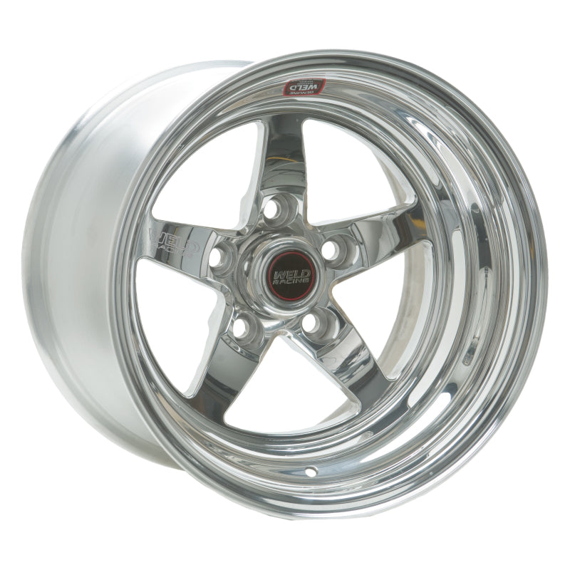 عجلة Weld S71 مقاس 15x8.33 / 5x5 BP / 3.5 بوصة مصقولة من مادة BS (وسادة منخفضة) - غير قابلة للقفل