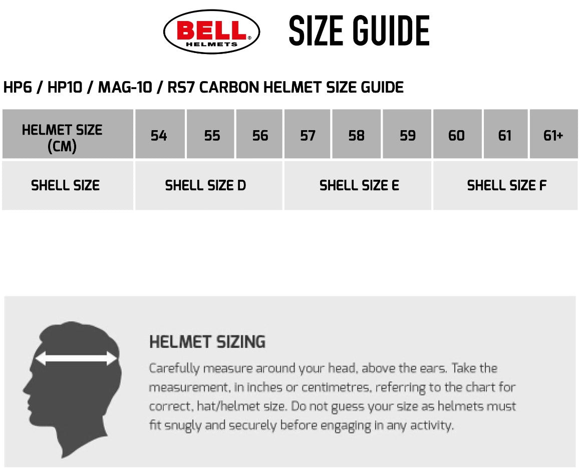 BELL MAG-10 Rally Carbon Open Face Helmet - FIA 8859-2015