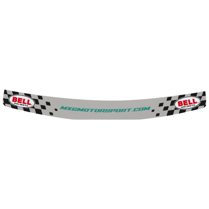 MXG Visor Sun Strip Sticker for OMP / Bell Helmets