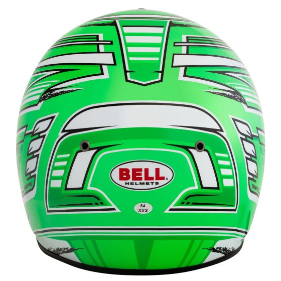 BELL KC7 CMR Champion Green Kart Helmet - CMR Approved