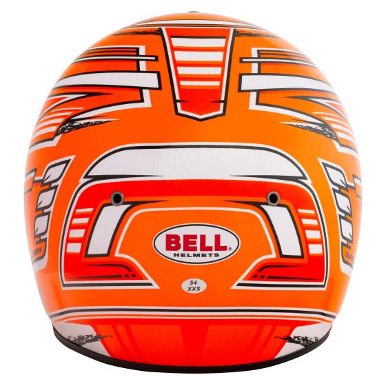 BELL KC7 CMR Champion Orange Kart Helmet - CMR Approved