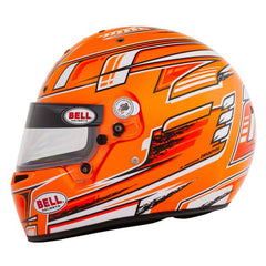 BELL KC7 CMR Champion Orange Kart Helmet - CMR Approved