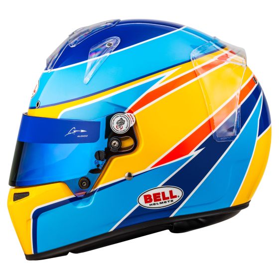 BELL KC7 CMR Fernando Alonso Kart Helmet - CMR Approved