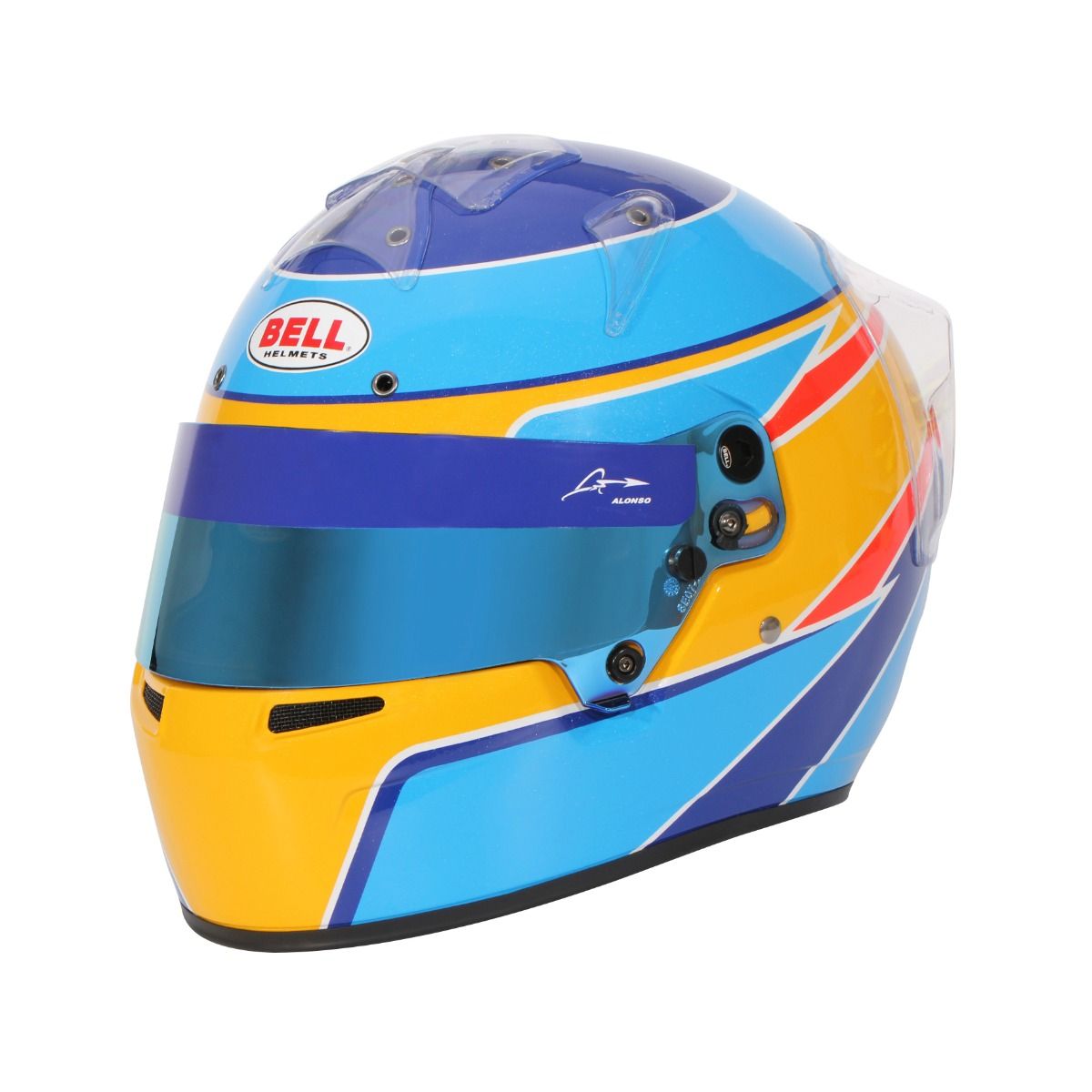 BELL KC7 CMR Fernando Alonso Kart Helmet - CMR Approved