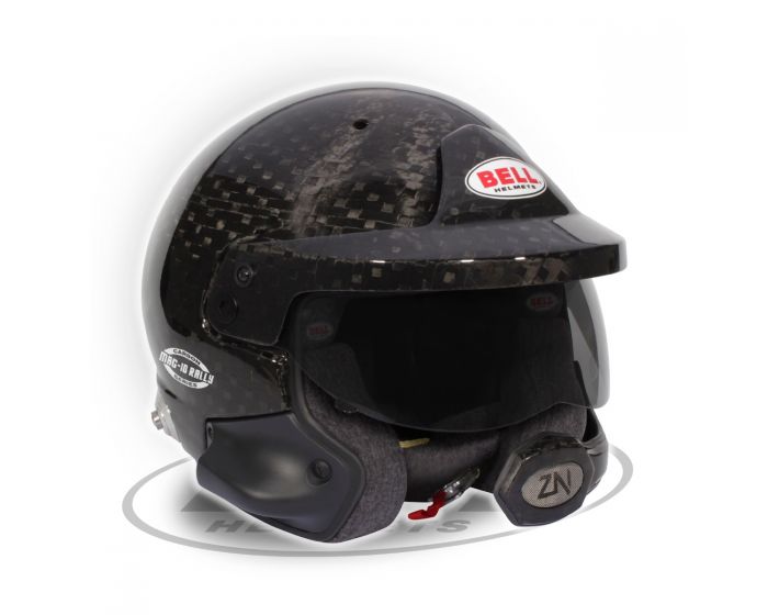 BELL MAG-10 Rally Carbon Open Face Helmet - FIA 8859-2015