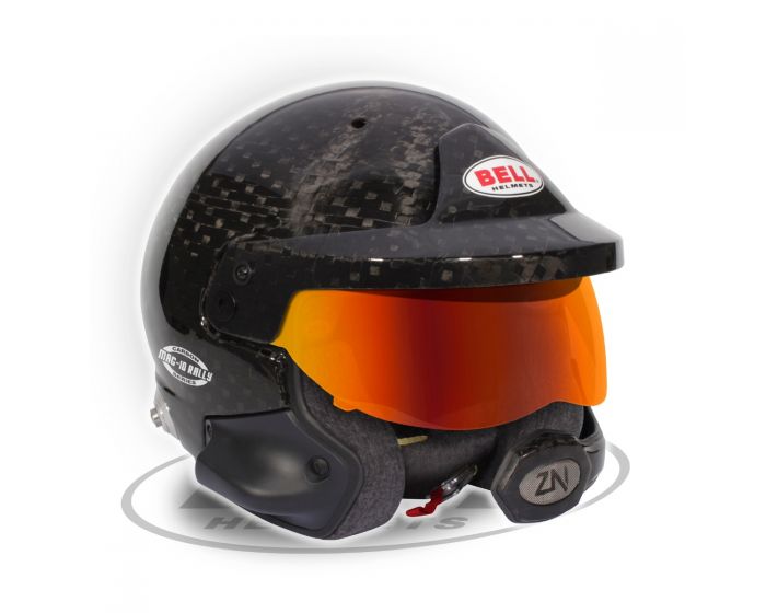 BELL MAG-10 Rally Carbon Open Face Helmet - FIA 8859-2015