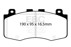 EBC 2018+ Jeep Grand Cherokee Trackhawk Yellowstuff Front Brake Pads