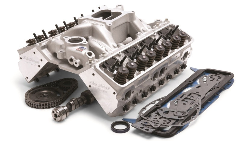 مجموعة Edelbrock 435Hp Total Power Package Top-End للاستخدام على سيارات SB-Chevy لعام 1987 وما بعده مع رافعات أصلية