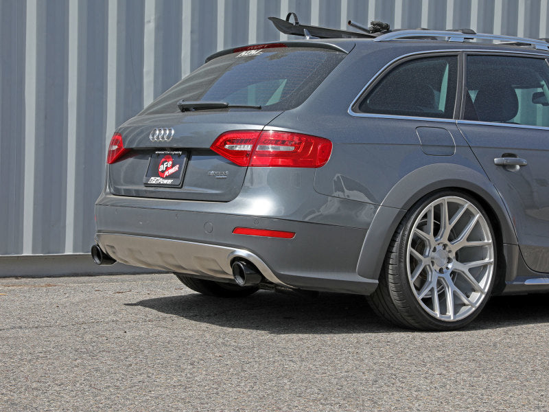 عادم خلفي للمحور من طراز MACH Force-Xp 13-16 Audi Allroad L4 SS مع أطراف سوداء