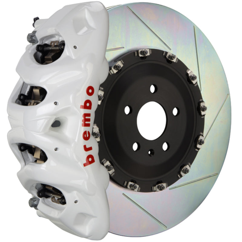 Brembo 23+ Z (RZ34) Rear GT BBK 4 Piston Cast 380x28 2pc Rotor Slotted Type-1- White