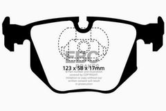 EBC 04-06 BMW X3 2.5 (E83) Greenstuff Rear Brake Pads