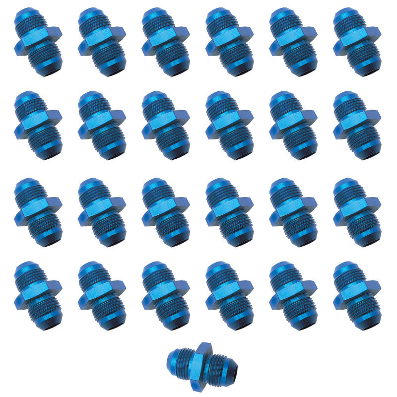 Russell Performance -6 AN Flare Union (Blue) (25 pcs.)