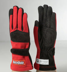 RaceQuip Red 2-Layer SFI-5 Glove - Small