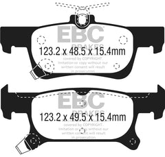 EBC 2016+ Buick Envision 2.0L Turbo Yellowstuff Rear Brake Pads