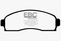 EBC 02-05 Ford Explorer 4.0 2WD Extra Duty Front Brake Pads