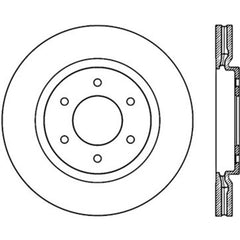 StopTech Power Slot 08-09 Infiniti QX4/QX56 / 07-09 Nissan Armada Right Front Slotted Cryo Rotor