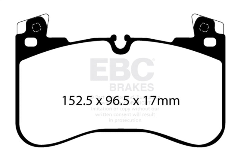 EBC 2020+ Land Rover Defender 90 Greenstuff Front Brake Pads