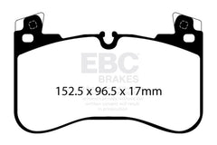 EBC 2020+ Land Rover Defender 90 Greenstuff Front Brake Pads