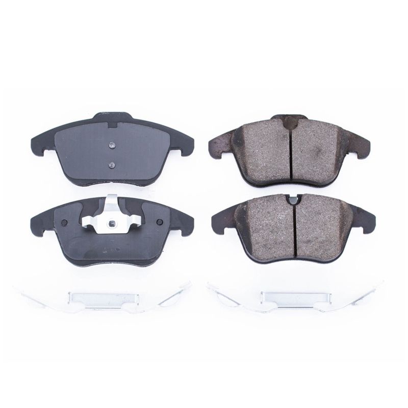 Power Stop 06-08 Jaguar S-Type Front Z17 Evolution Ceramic Brake Pads w/Hardware